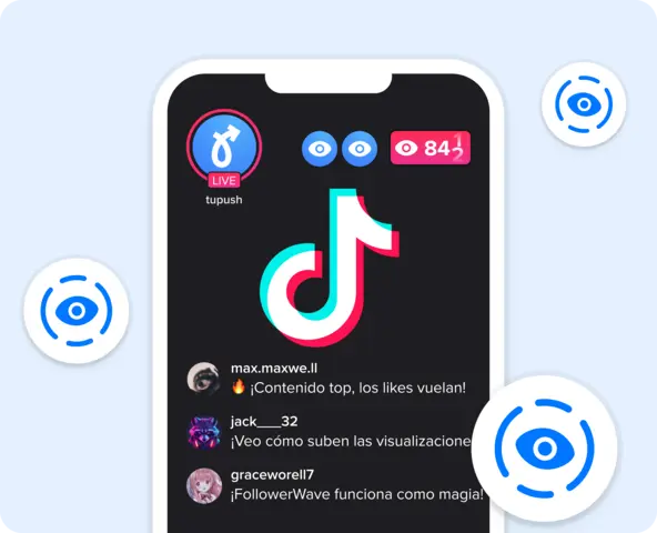 TikTok Espectadores live