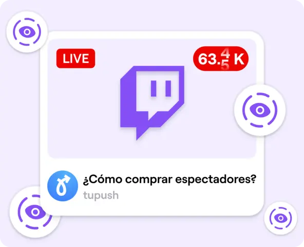 Twitch Espectadores live