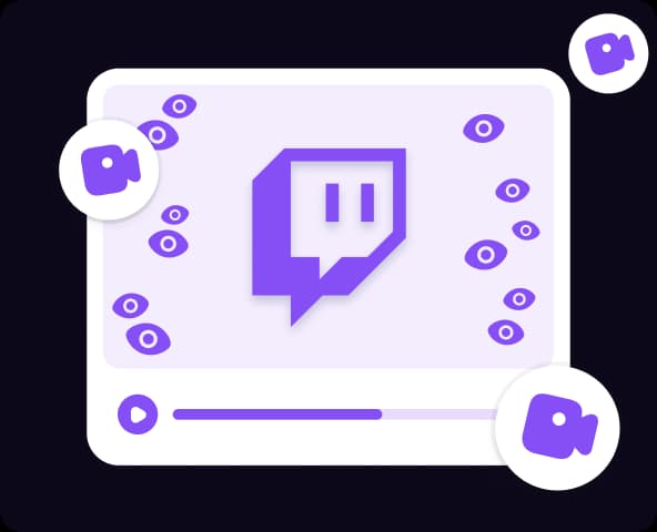 Twitch Visualizaciones de vídeo